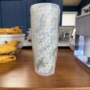 Brand New Rachel Ashwell The Farmhouse 16 Oz. Stackable Daisy Tumblers Set of 12